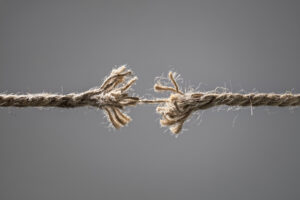 Frayed Rope About To Break